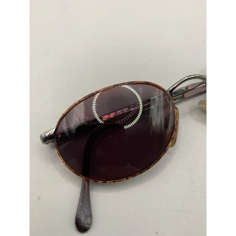 Marchon Eyeglasses Legacy 50-20-145 Tortoise Silver Frame Only Made in Italy